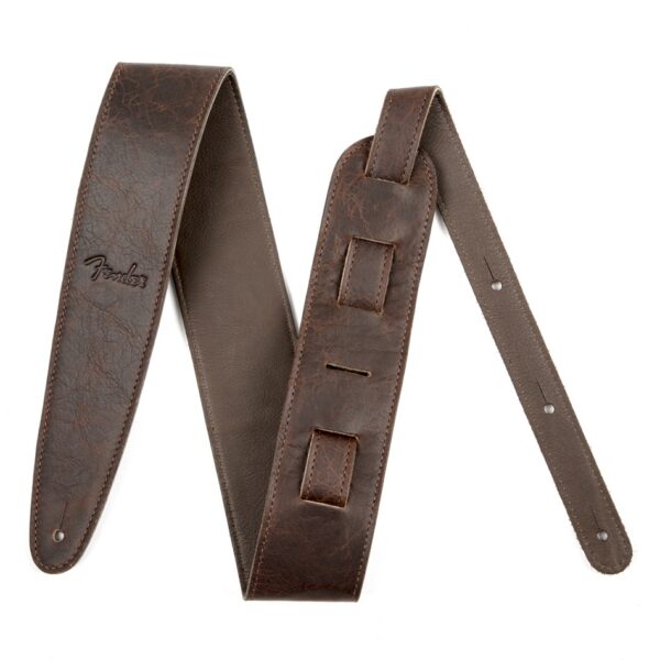 Fender Artisan Crafted Leather Strap, 2.5", Brown