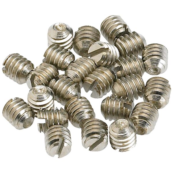 Fender Knob Set Screws, 24-Pack (8-32 x 3/16")