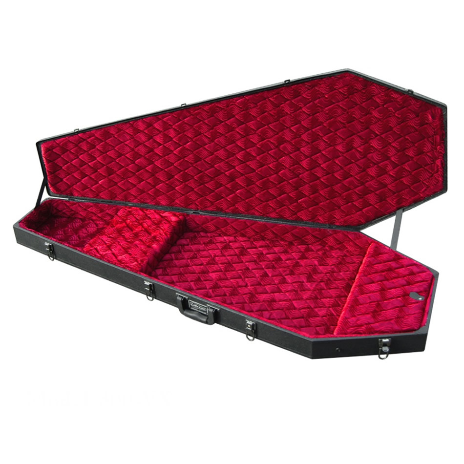 Coffin Cases 300VXR Extreme Guitar Case, Red Velvet