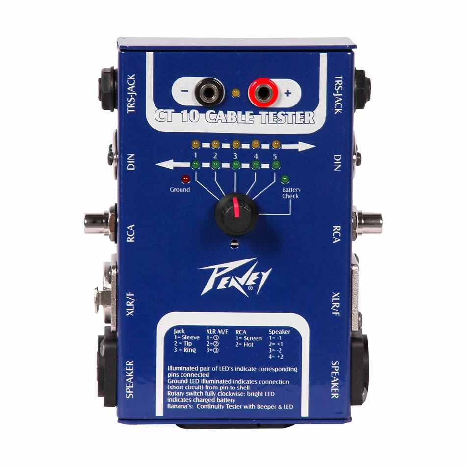 Peavey CT-10 Cable Tester (Part# 00563070)