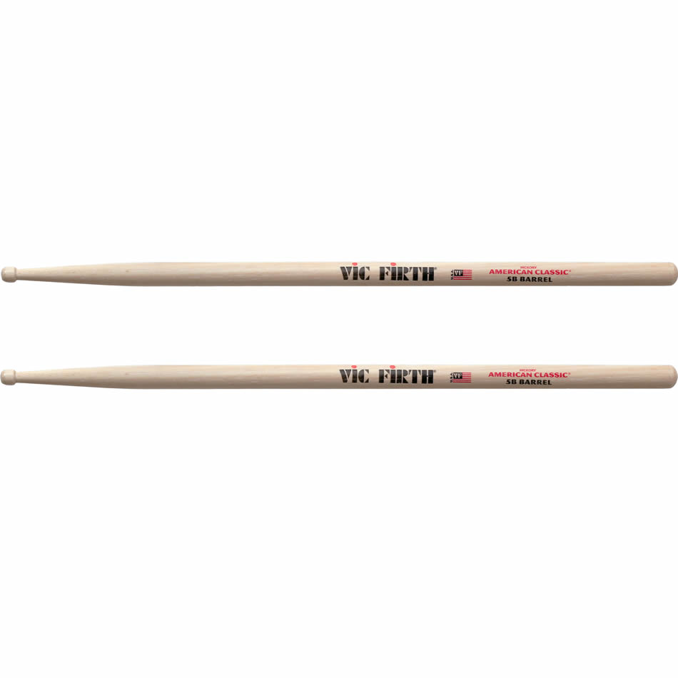 Vic Firth American Classic 5B Barrel Tip Drumsticks (Pair)