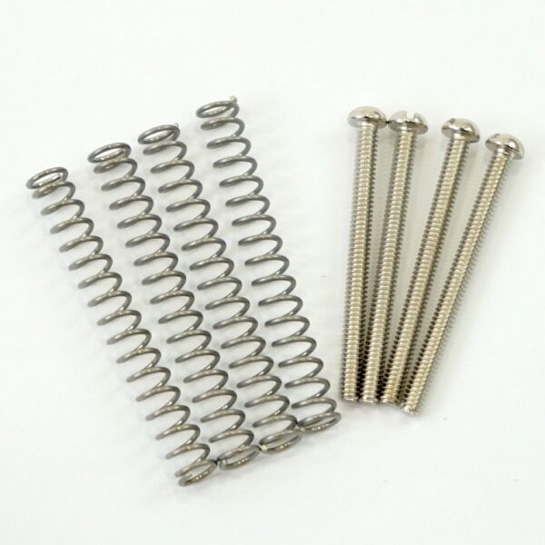 AllParts GS-3012-001 Nickel Slot Head Humbucker Screws (4)