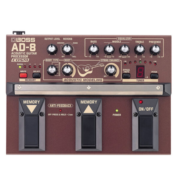 Boss AD-8 Acoustic Guitar Processor - Open Box Mint