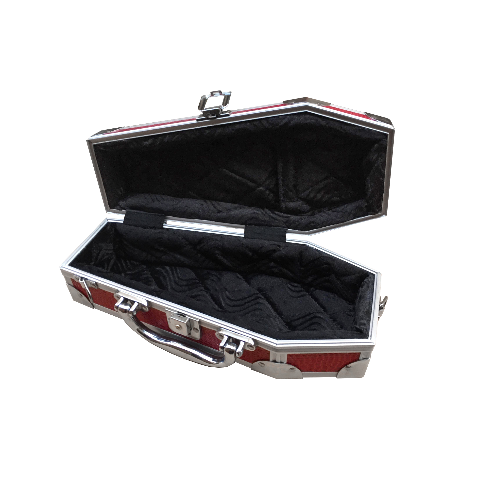 Coffin Cases DL-79A Red Alligator Accessories Case - Image 2
