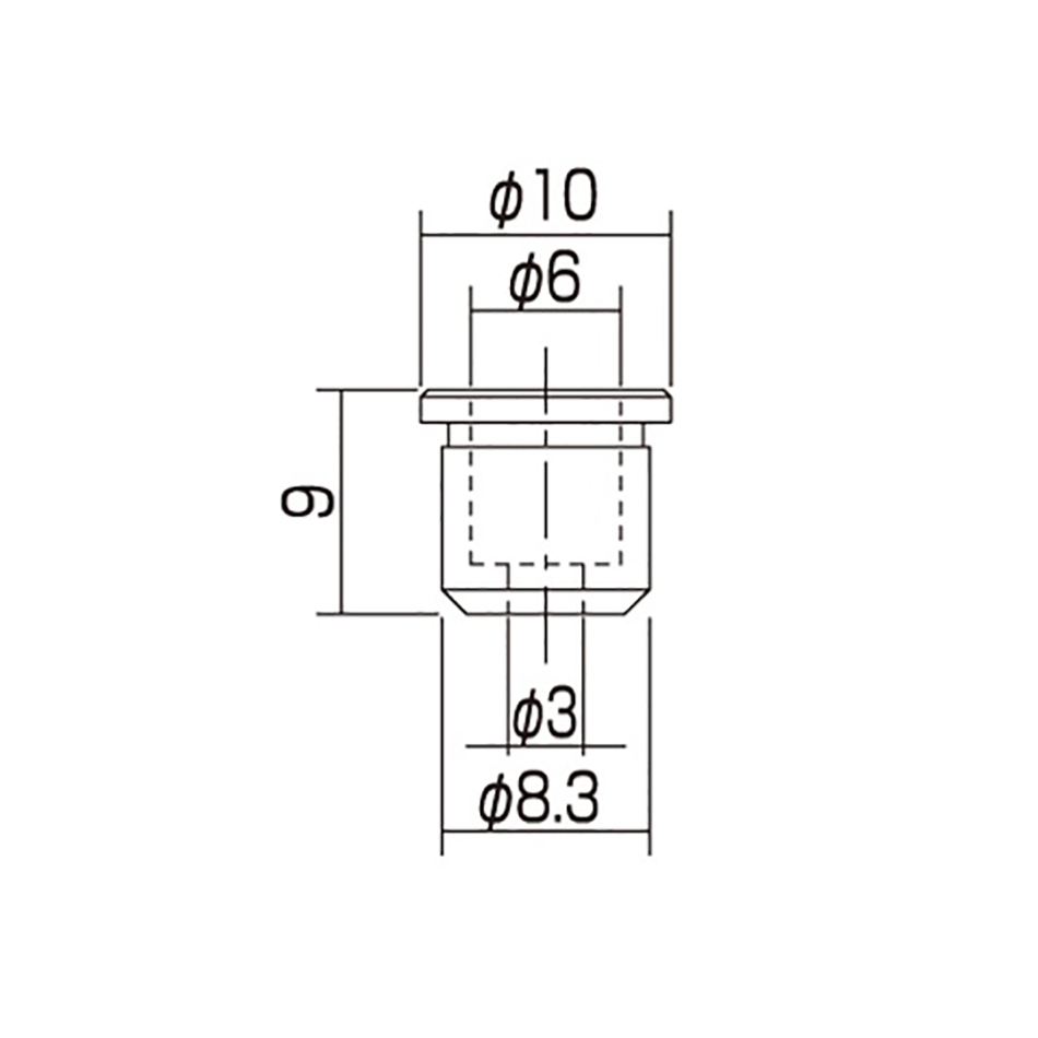 AllParts AP-0087-003 Black String Ferrules (Set of 6) - Image 3