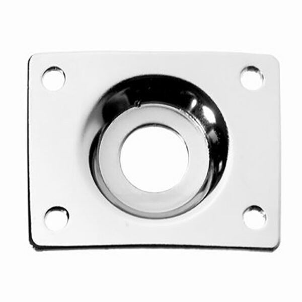 AllParts Rectangular Jackplate - Chrome