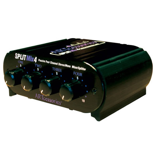ART SPLITMix4 Passive 4-Channel Stereo/Mono Splitter Mixer