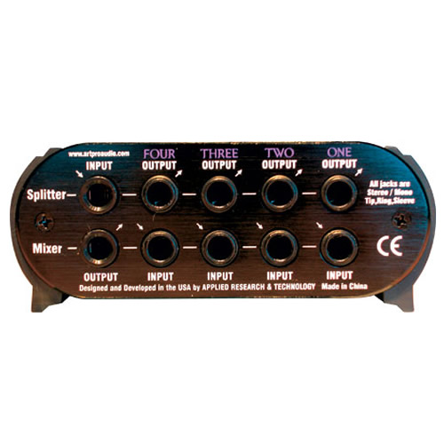 ART SPLITMix4 Passive 4-Channel Stereo/Mono Splitter Mixer - Image 2