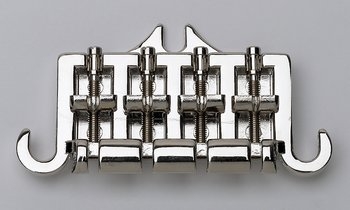 AllParts BB-0333-001 3-Point Bass Bridge, Nickel