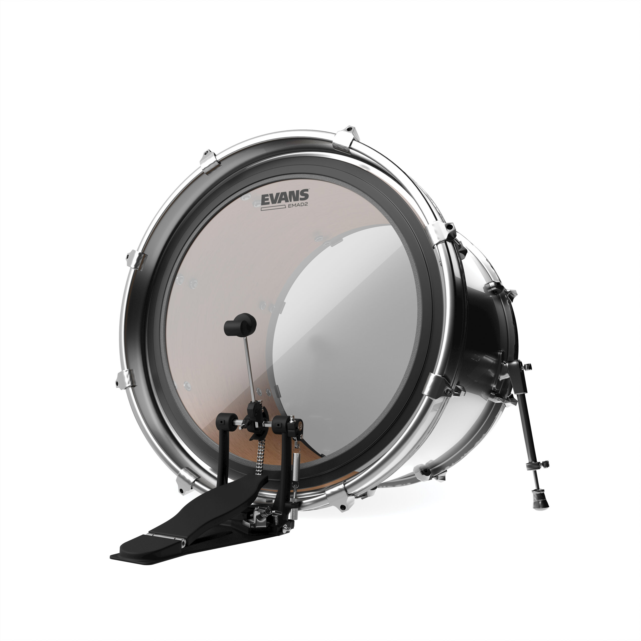 Evans EMAD2 Clear 18" Bass Drum Head - Image 2