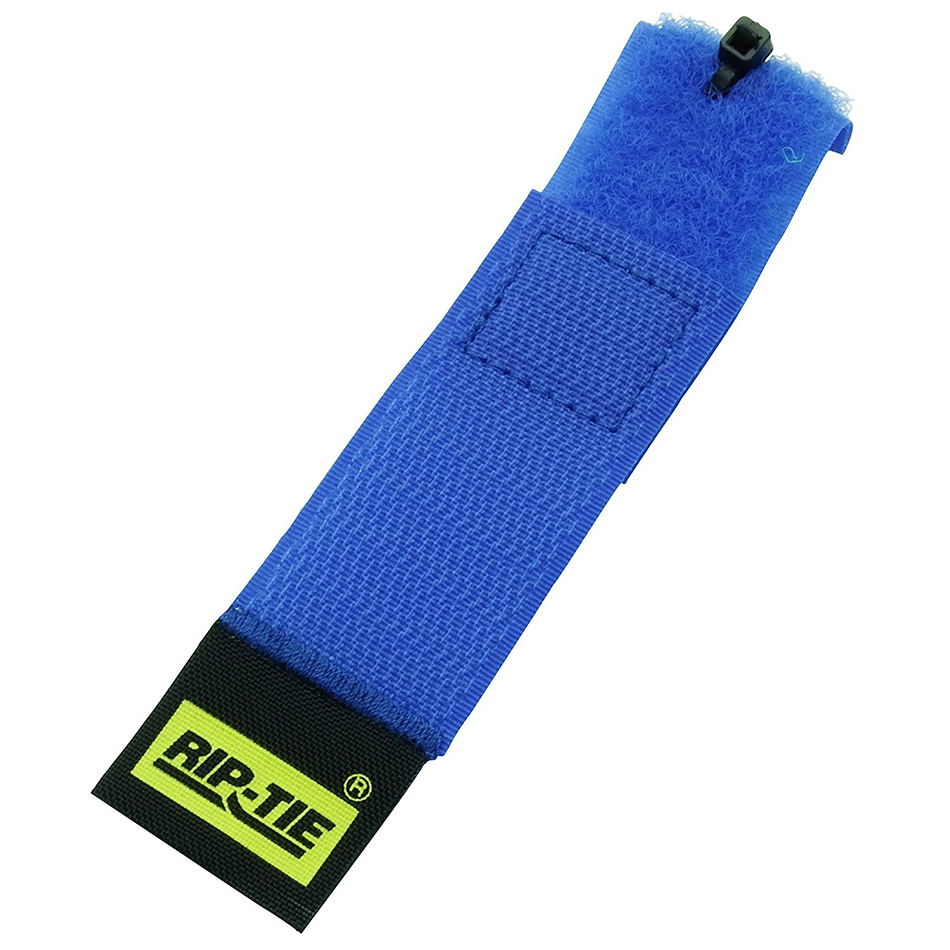 Rip-Tie Cable Wrap 1" x 6" - Blue (1-Pack)