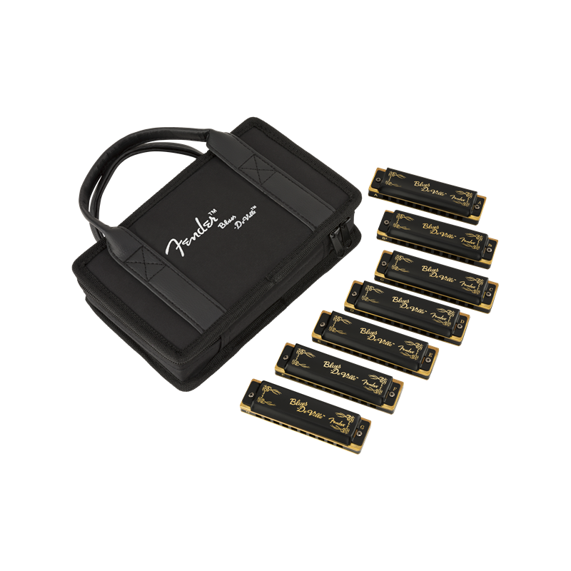 Blues DeVille Harmonica 7-Pack with Case - Image 2