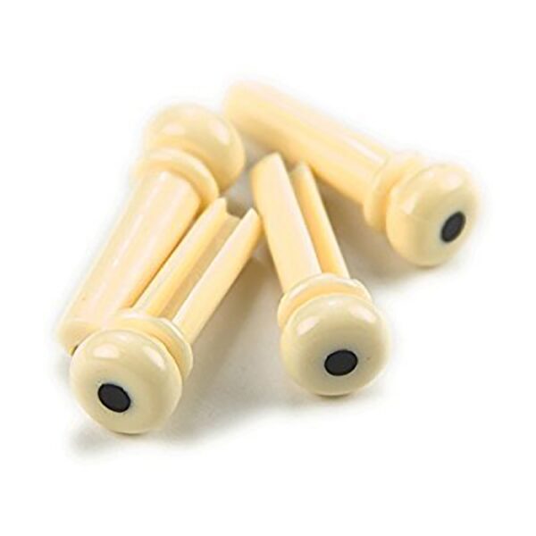 AllParts Creme Acoustic Bass Bridge Pins (Set of 4)