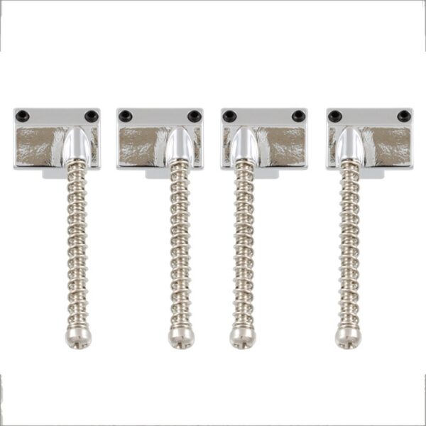 Allparts BP-2070-010 Bass Saddle Set (4) - Omega/Badass