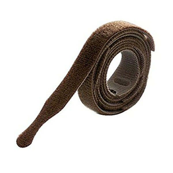 Rip-Tie Lite 1/2" x 6" Cable Wraps, 10-Pack, Brown