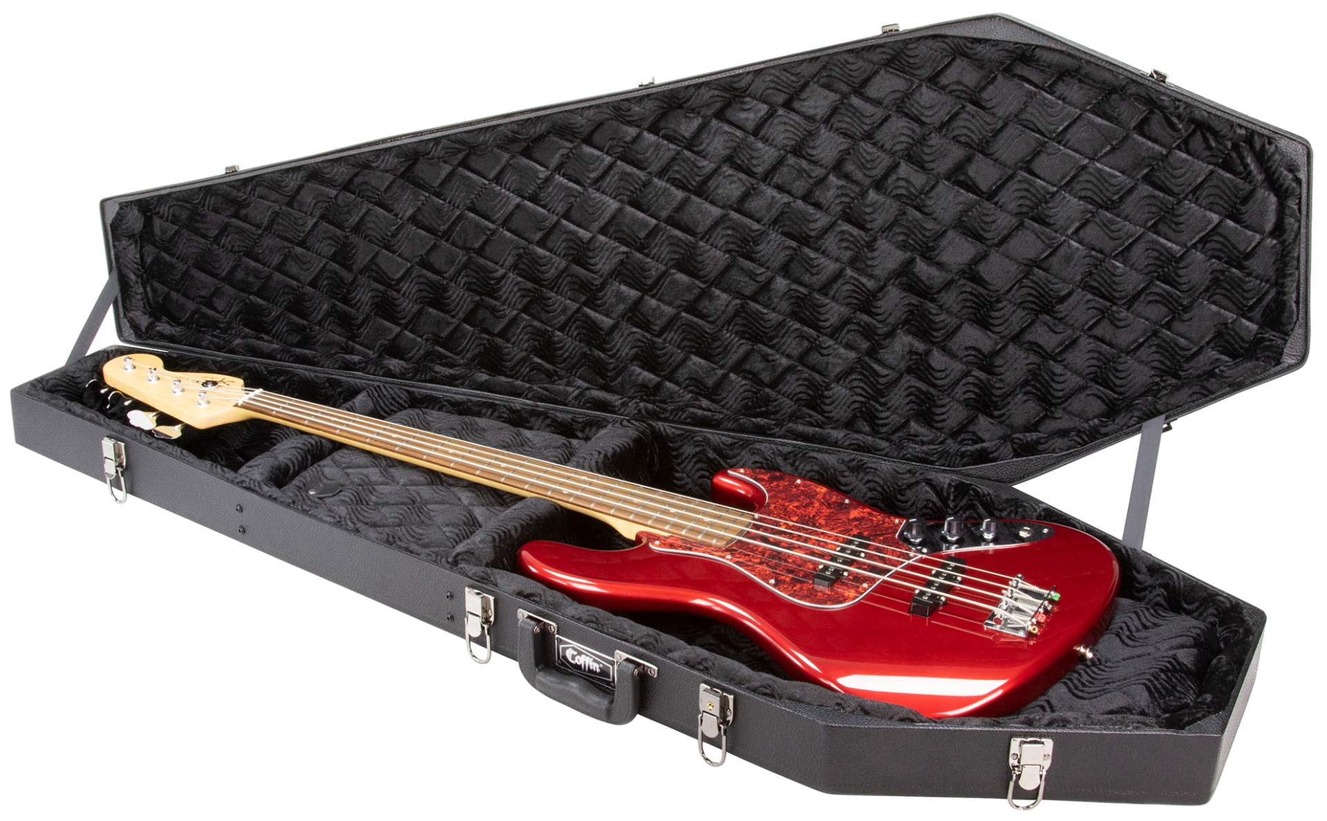 Coffin Cases B195BK Bass Guitar Case - Black - Image 3