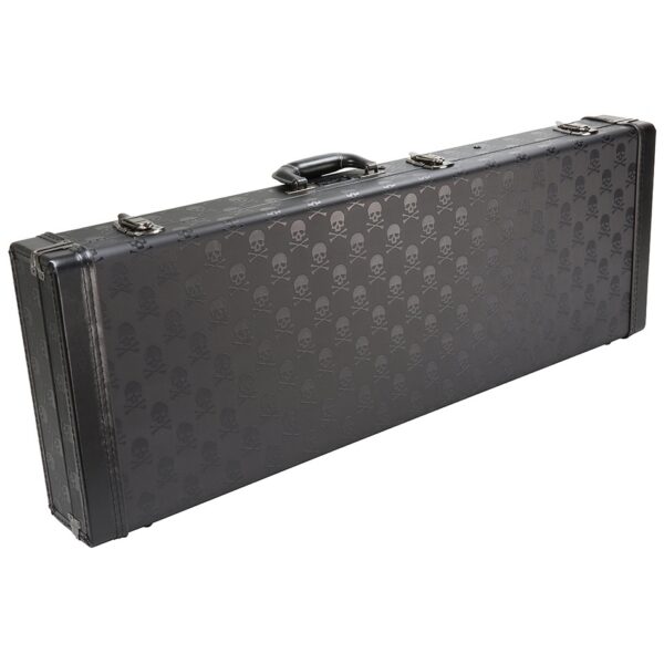 Coffin Case Skull Series Guitar Case - Black Velvet