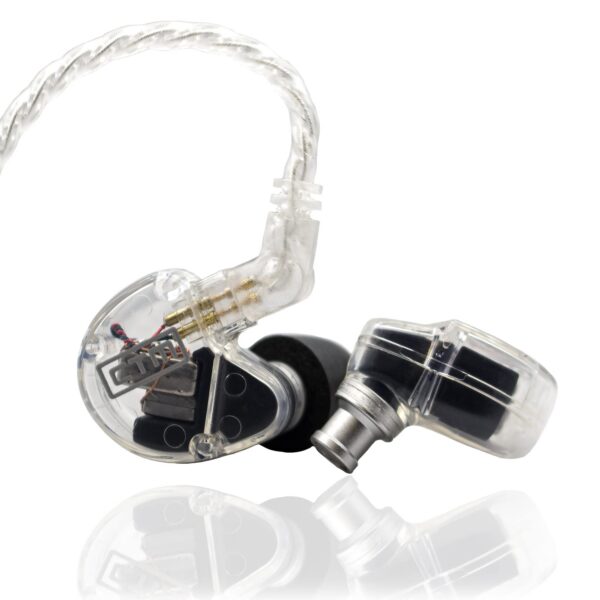 CTM CE220 Pro 2-Driver Clear IEM w/ Cable & Tips
