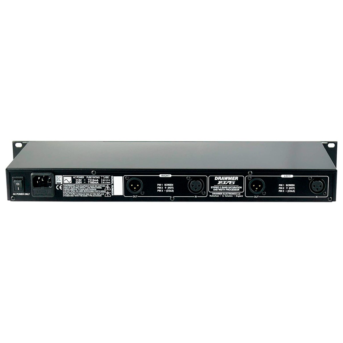 Drawmer 1976 3-Band Stereo Saturation & Width Processor - Image 2
