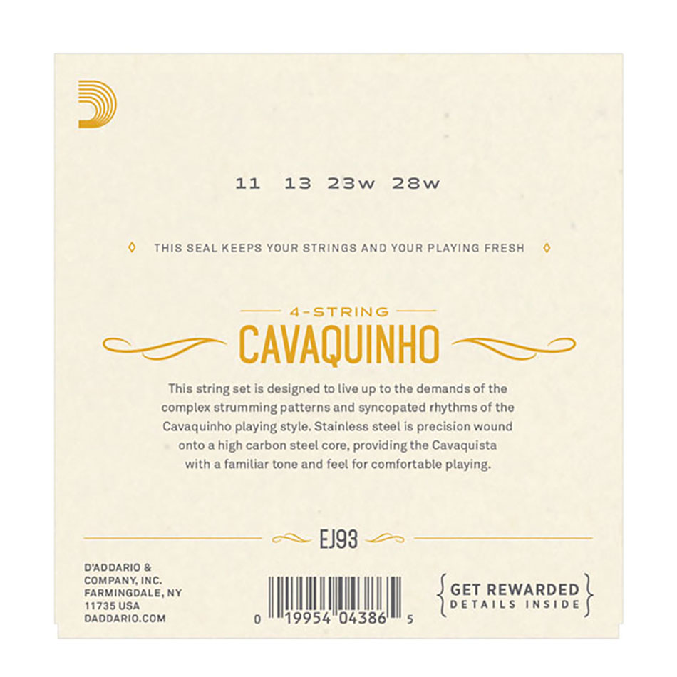 D'Addario EJ93 Cavaquinho Strings - Image 3