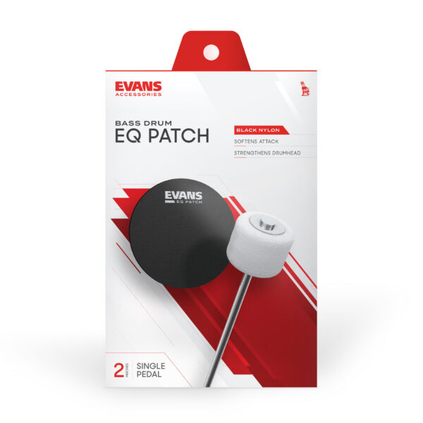 Evans EQPB1 Single Pedal Patch - Black Nylon