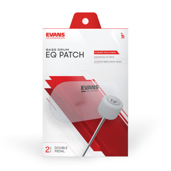 Evans EQPC2 Clear Double Pedal Patch