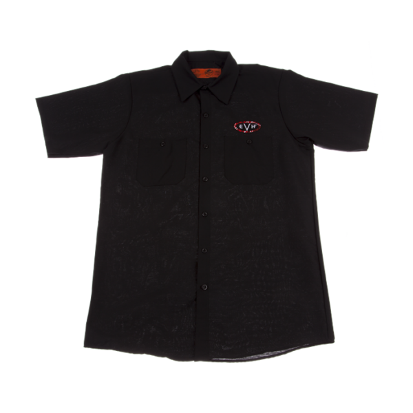 EVH Woven Work Shirt - Black, XXL