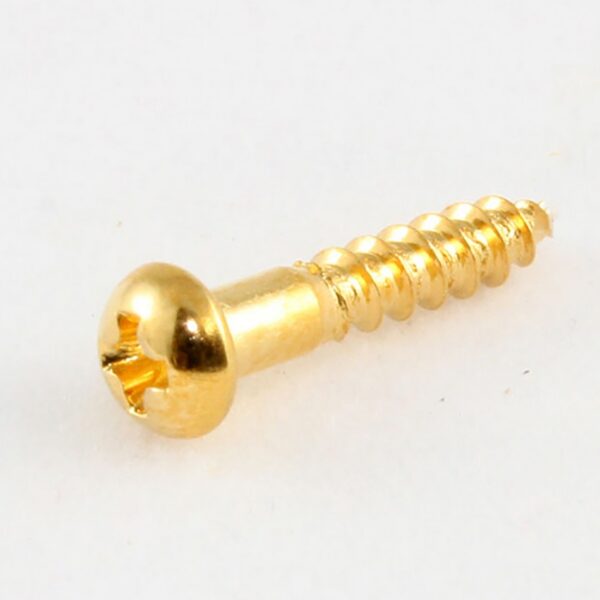 Allparts GS-0006-002 Gold Long Tuner Screws (16-Pack)