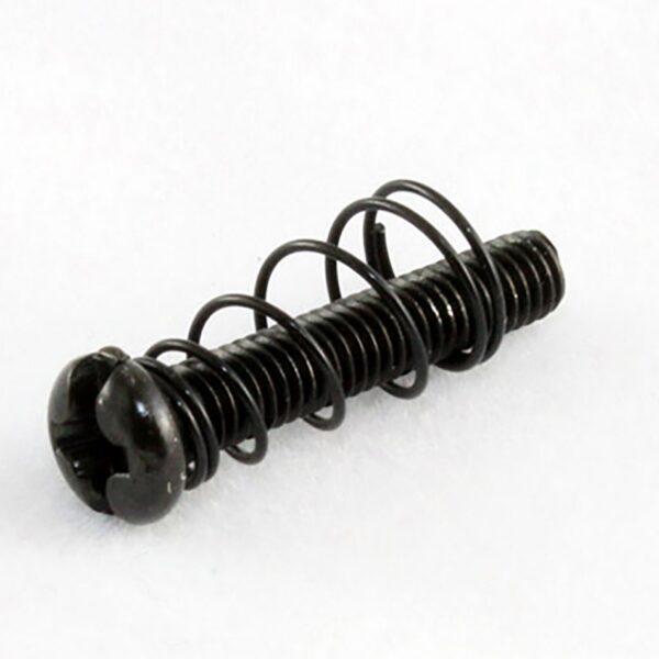 Allparts GS-3324-003 Black Metric Bridge Screws (6-Pk)