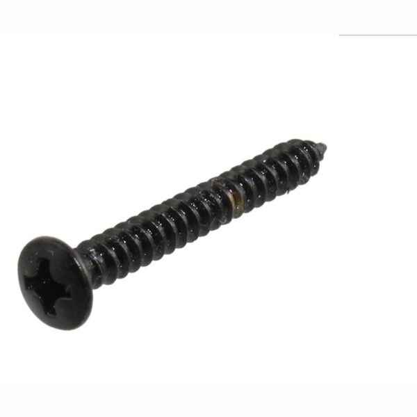 AllParts GS-3363-003 Black Bridge Mounting Screws (5)