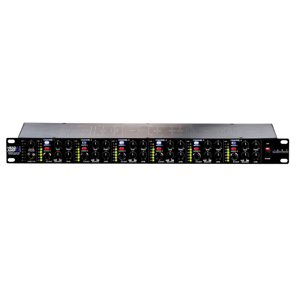 ART HeadAmp6 Pro - 6-Channel Headphone Amplifier