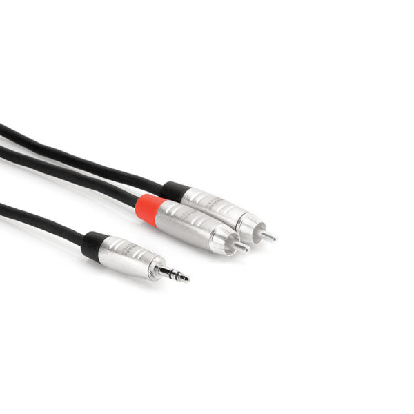 Hosa HMR-006Y 3.5mm TRS to Dual RCA Cable - 6ft