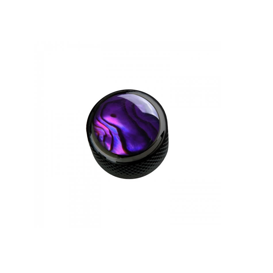 Q-Parts Dark Blue Purple Abalone Shell Inlay Knob