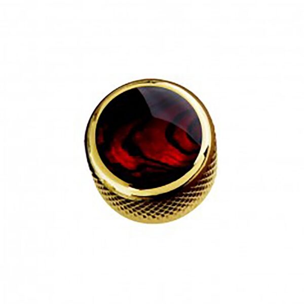 Q-Parts Red Abalone Shell Dome Knob