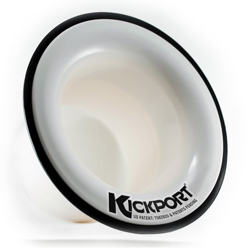 KickPort Bass Drum Sonic Enhancement Port - White