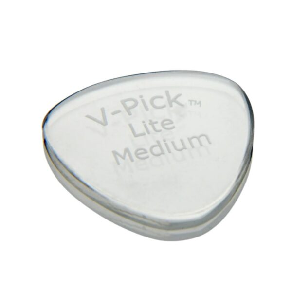 V-Picks Medium Round Lite Clear Guitar Pick