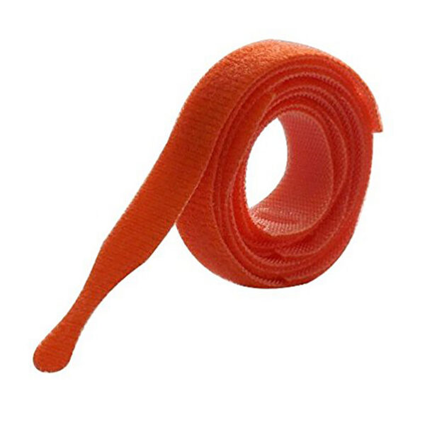 Rip-Tie 1/2"x5" Cable Wraps, Orange - 25 Pack