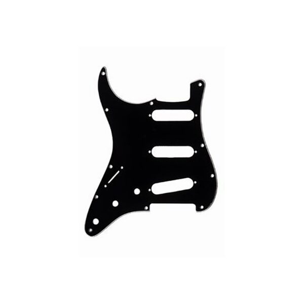 Allparts PG-0552-L33 Left-Handed Black Strat Pickguard