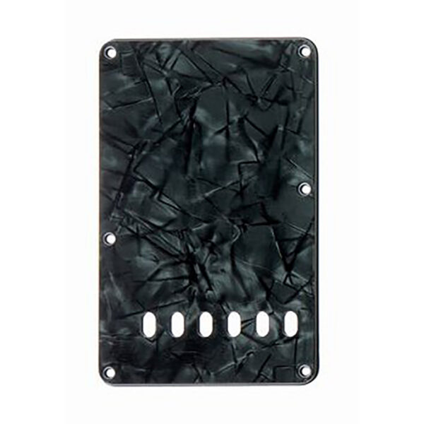 Allparts Tremolo Spring Cover - Dark Black Pearloid