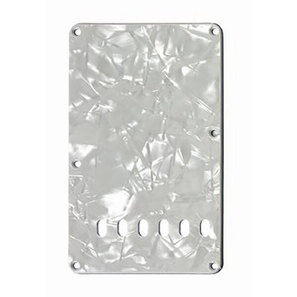 AllParts 4-Ply White Pearloid Tremolo Spring Cover