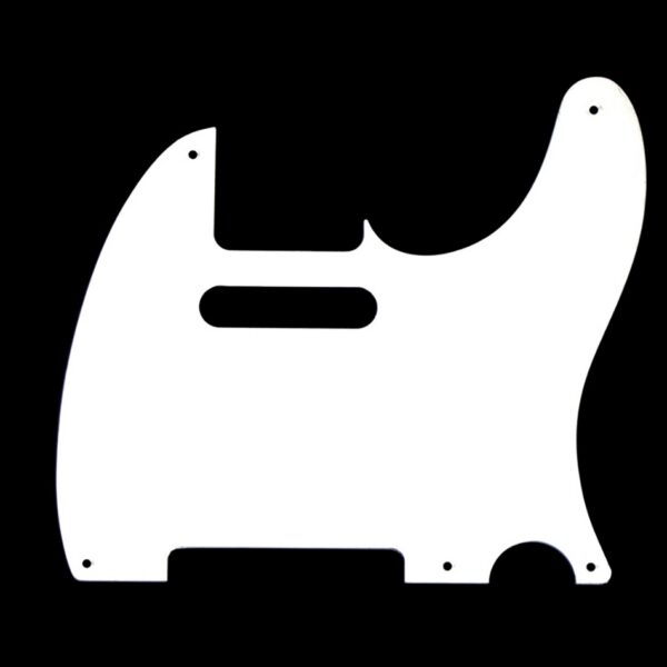 Allparts PG-0560-025 White 1-Ply Tele® Pickguard