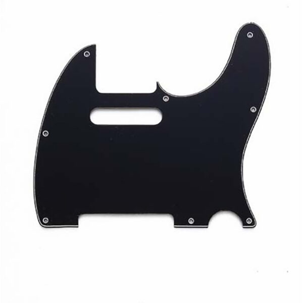 AllParts Telecaster Pickguard, 3-Ply Black, 8-Hole