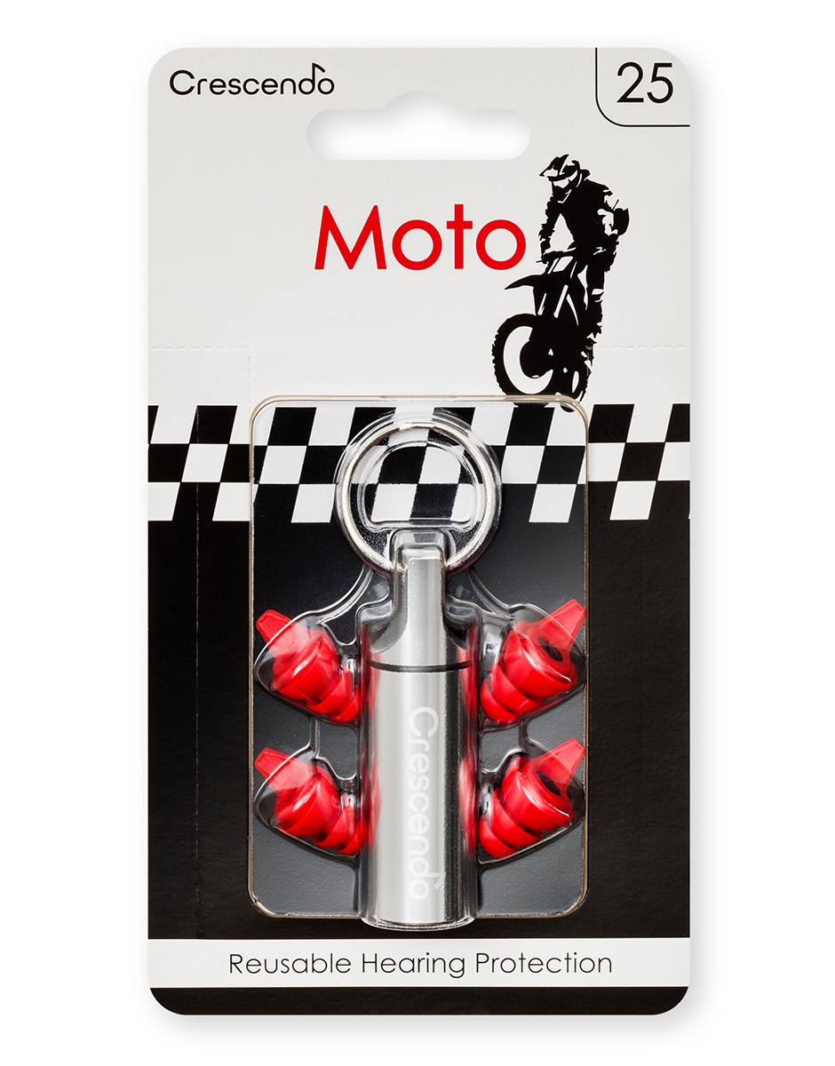 Crescendo Moto 25 Motorcycle Ear Plugs PR-1584/1784