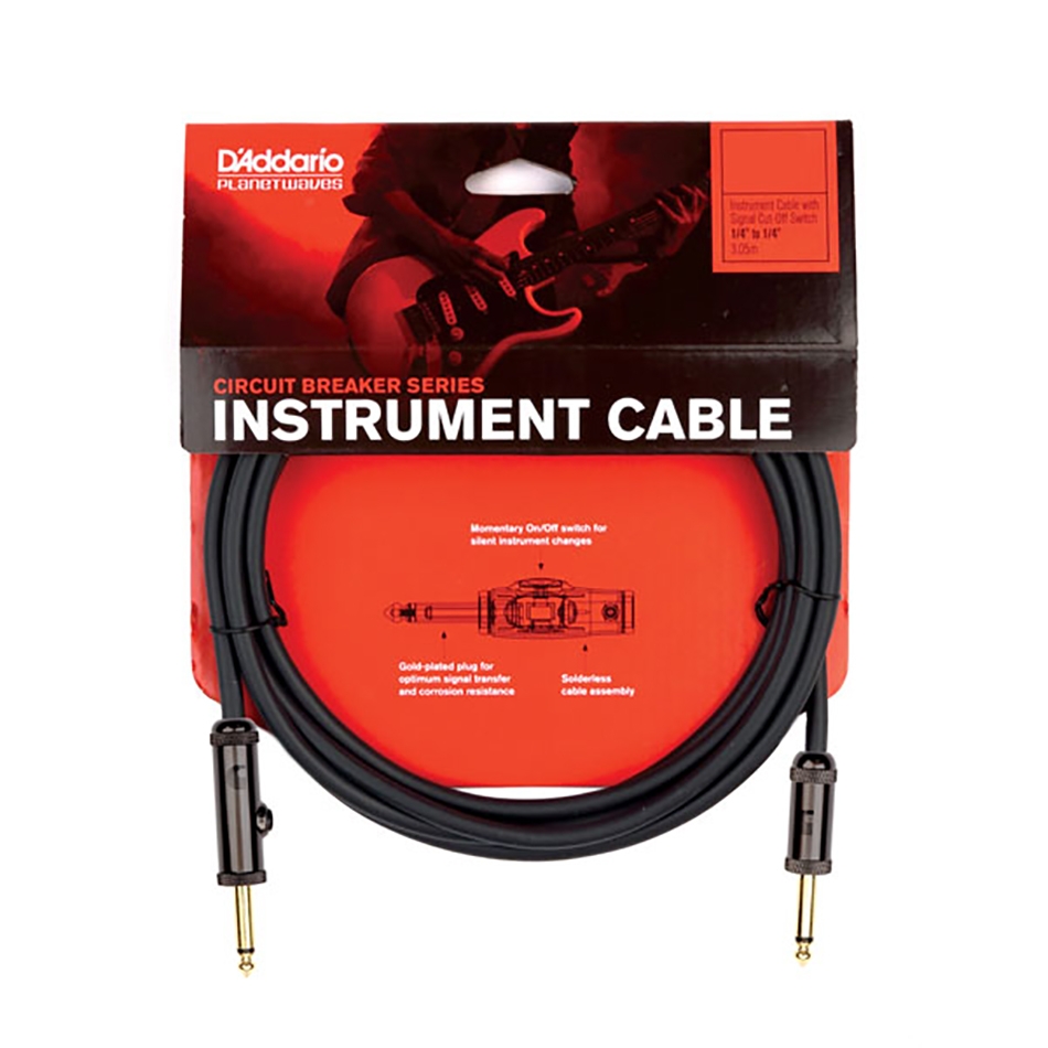 D'Addario Circuit Breaker Instrument Cable, 20 ft - Image 2