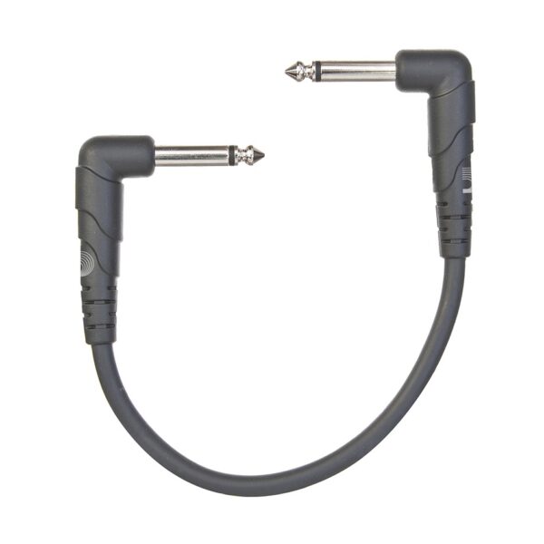 D'Addario Classic Series 6" Right-Angle Patch Cables (3-Pack)