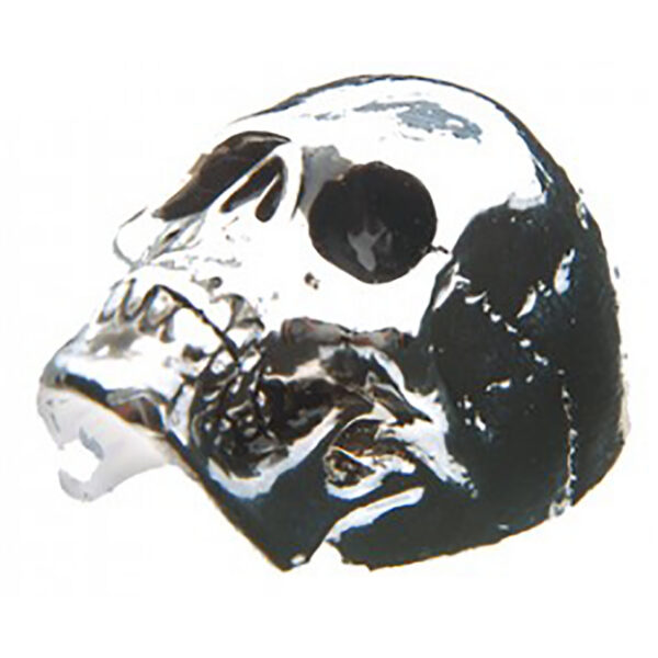 Q-Parts Jumbo Skull II Knob - Chrome