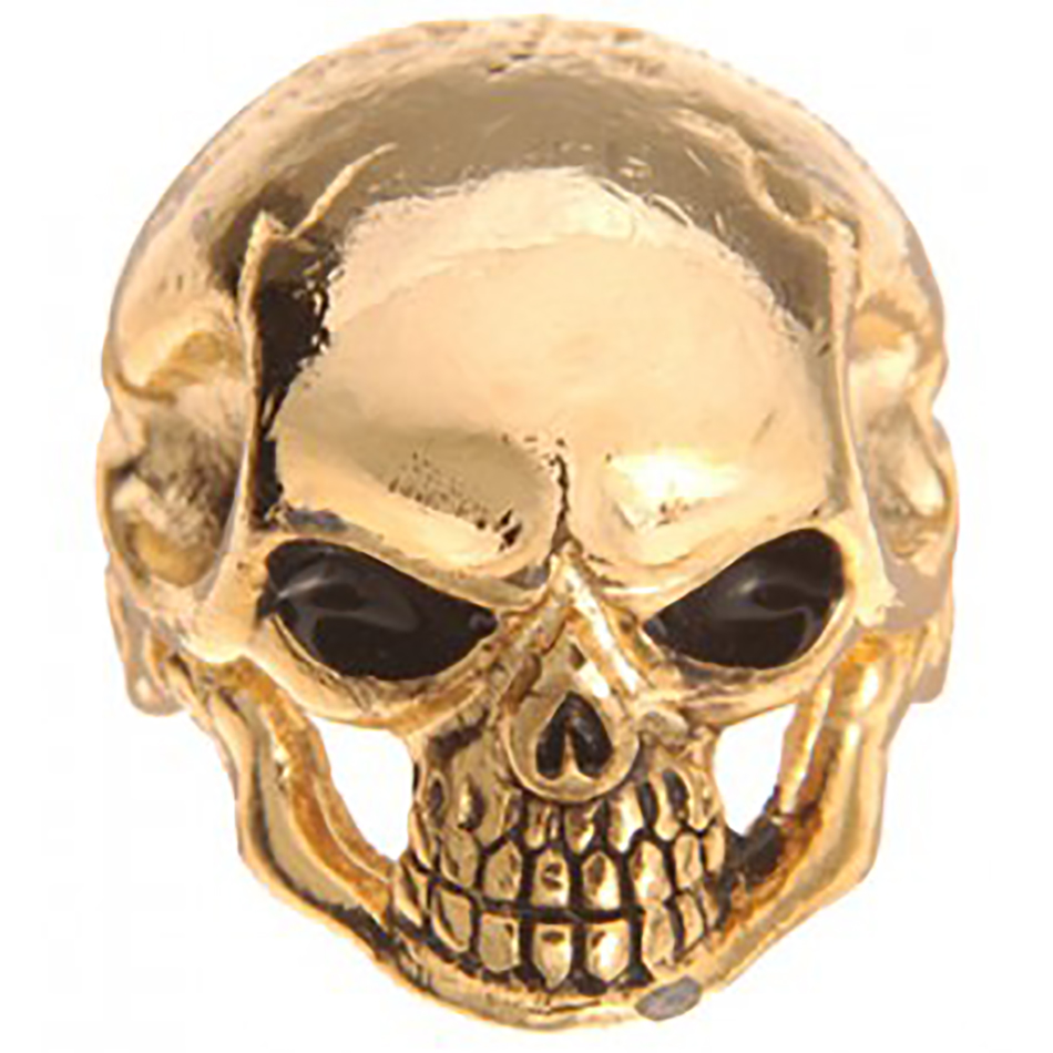 Q-Parts Jumbo Skull I Knob - Gold