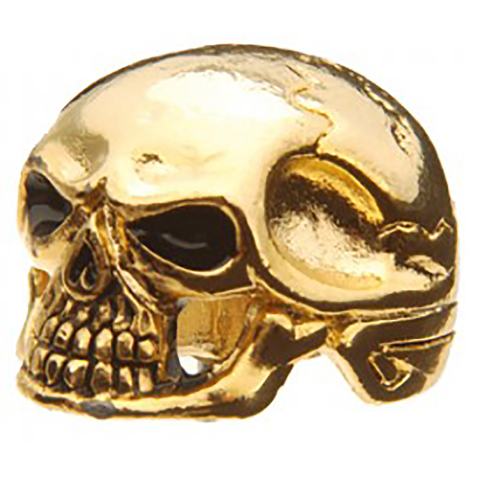 Q-Parts Jumbo Skull I Knob - Gold - Image 2