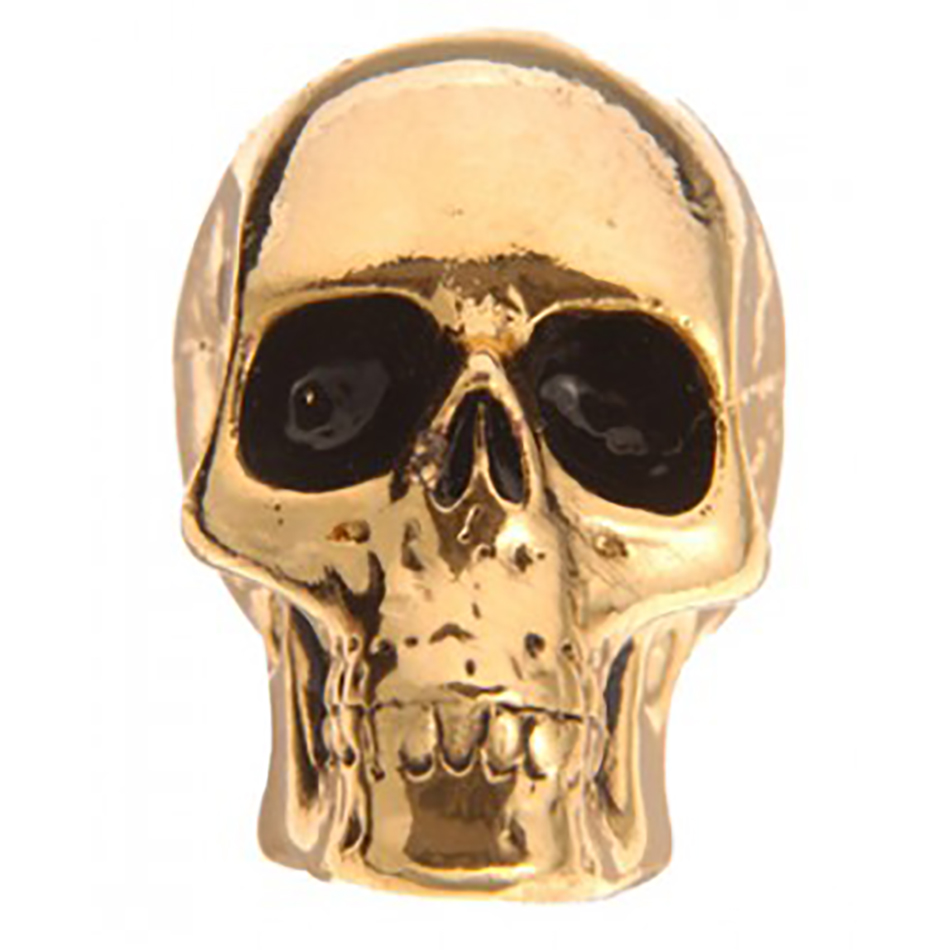 Q-Parts Jumbo Skull II Knob - Gold