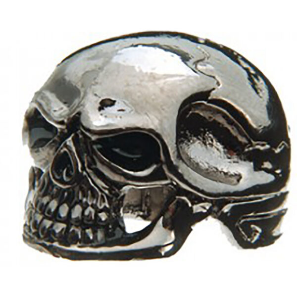 Q-Parts Jumbo Skull I Knob - Pearl Black